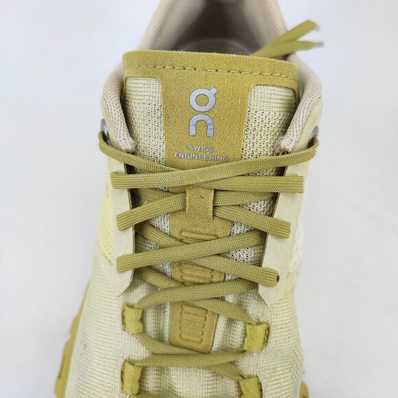 On Women’s Cloud X Green Mesh Lace up Running Shoes Size 6.5 US - Picture 7 of 11